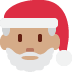 🎅🏽 Santa Claus: medium skin tone display on Twitter